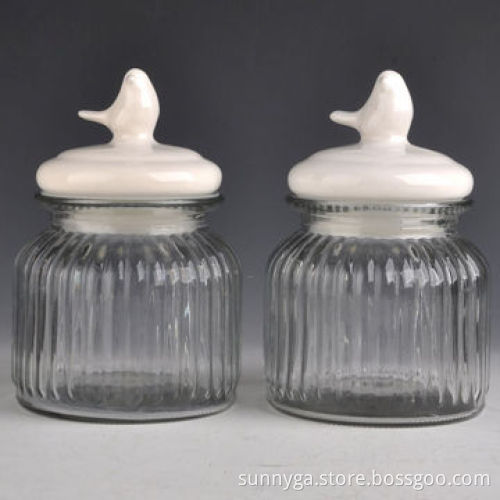 New Sugar Jars with Ceramic Lid, Many Colors Can be Sprayed